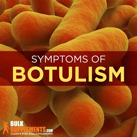 botulism symptoms foods